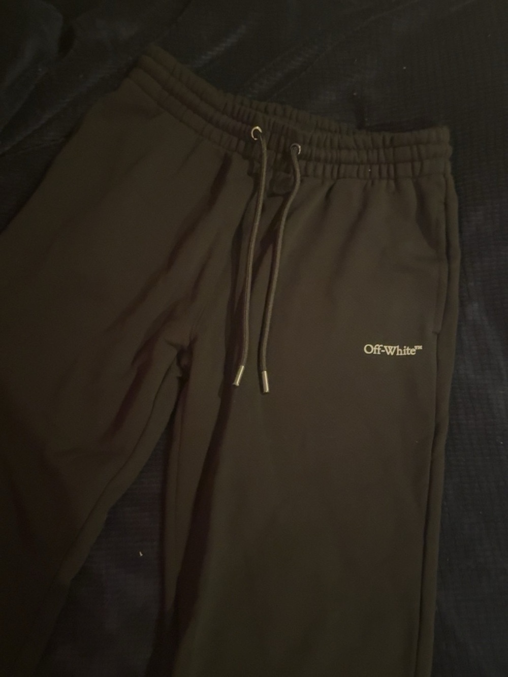 Off-White Black Logo Jogger Sweatpants